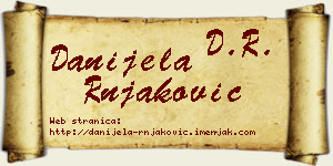 Danijela Rnjaković vizit kartica